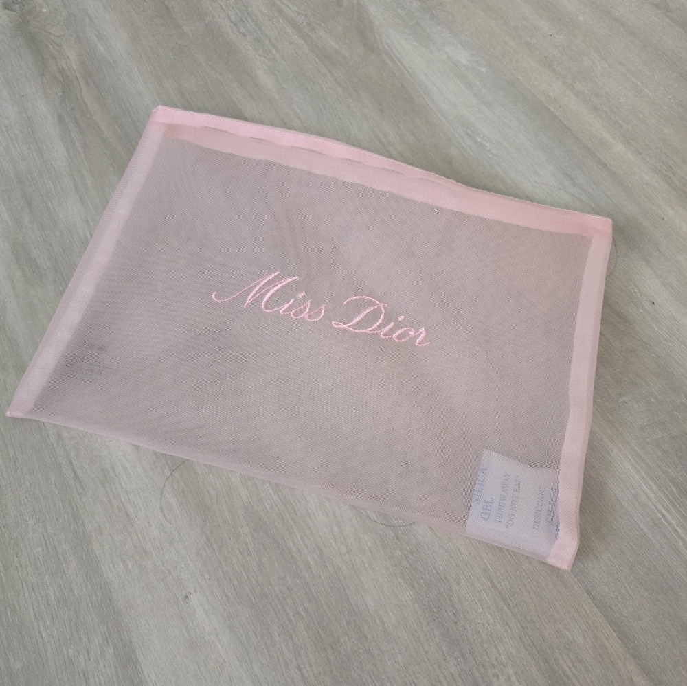 Dior Makeup mesh bag